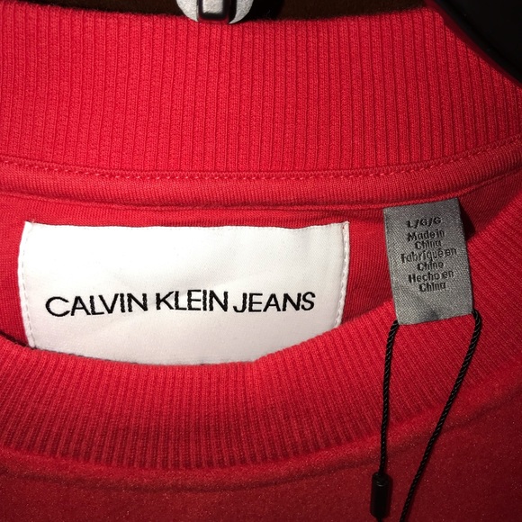 New Calvin Klein fleece crewneck - Picture 3 of 3